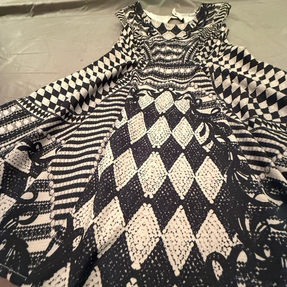 Vintage Y2K Black/White Sleeveless Fit and Flare Mini Dress Size 8/Medium $185 - Picture 4 of 12